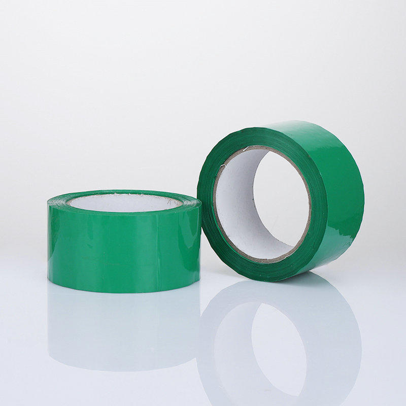 Aduana adhesiva verde de la cinta adhesiva del embalaje del bopp del sellado del cartón de acrílico verde de BOPP