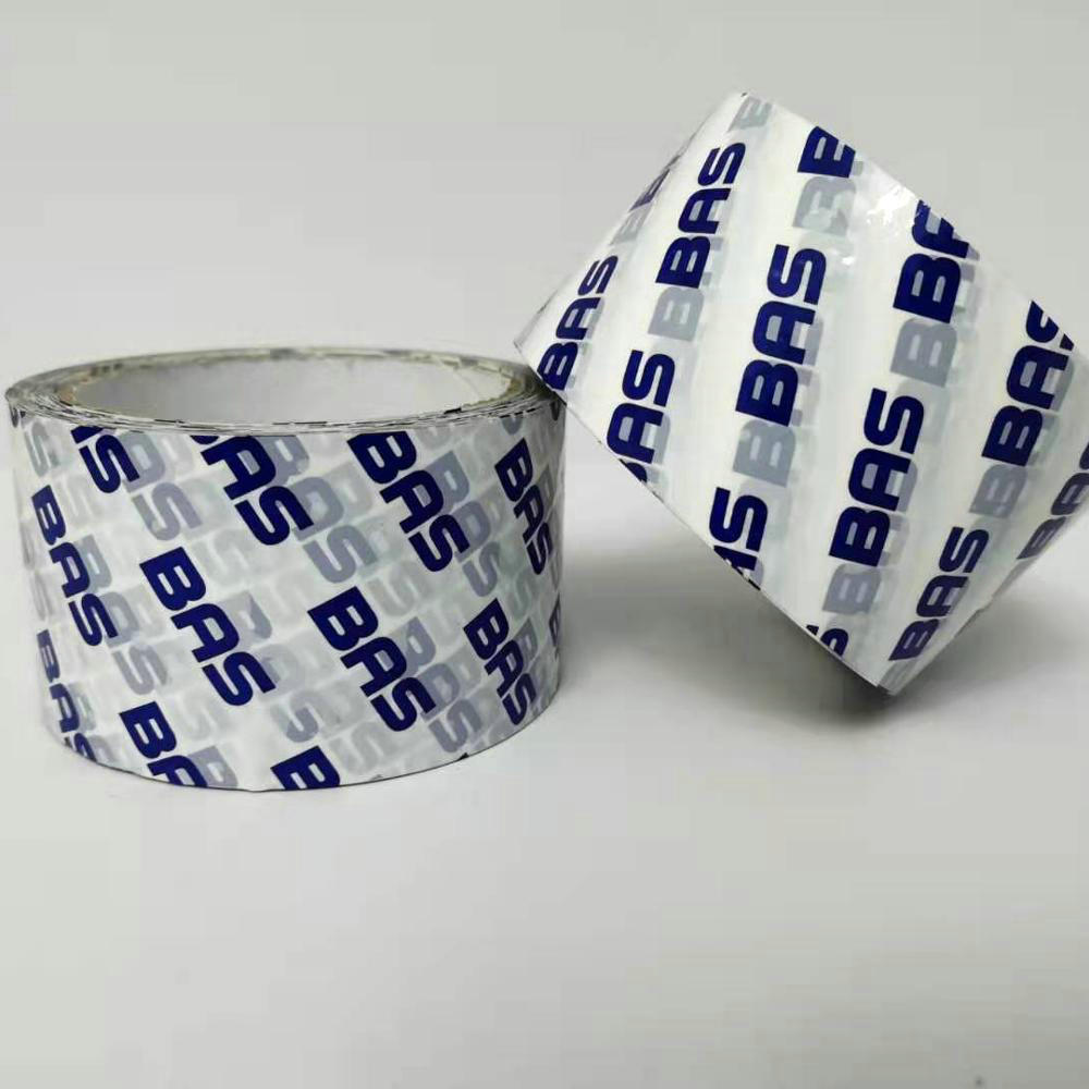 Cinta de embalaje modificada para requisitos particulares de la cinta de embalaje de Bopp al por mayor con el logotipo