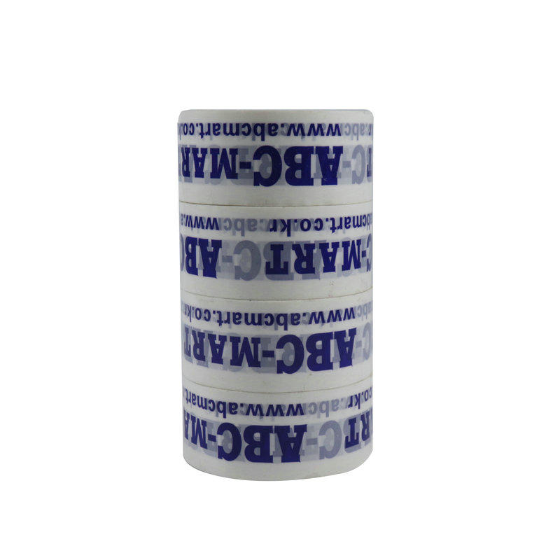 Cinta de embalaje personalizada con diseño de logotipo de empresa de cinta de sellado de cartón impresa BOPP