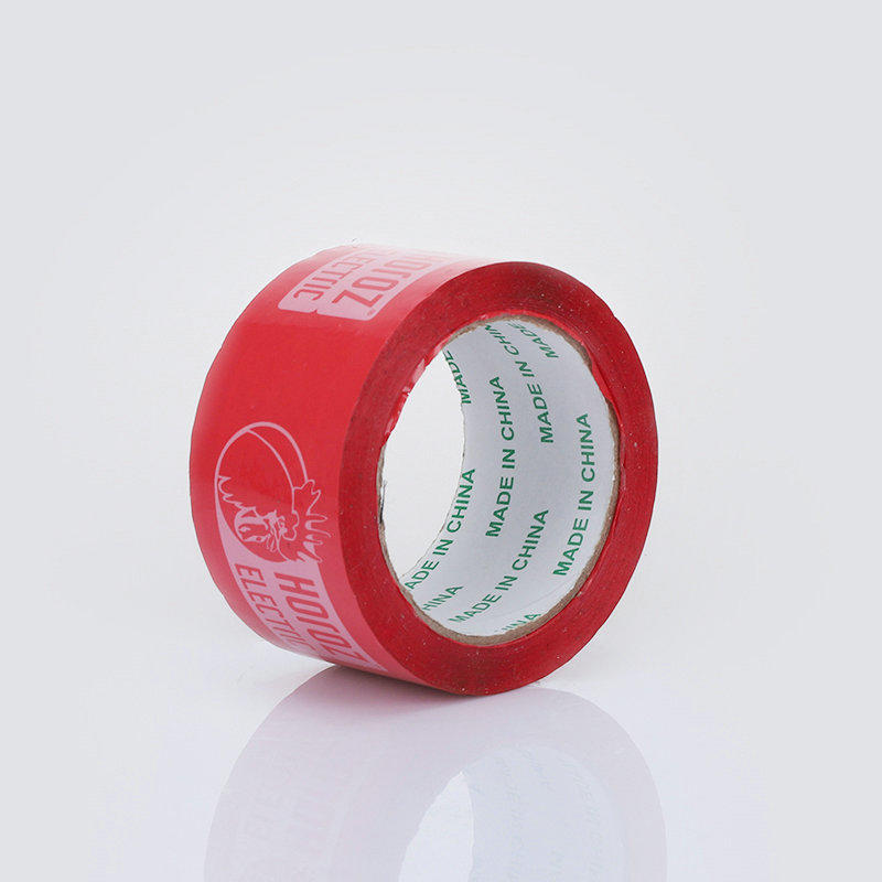 Impreso personalizado personalizado con logotipo sellado fabricación de cinta adhesiva de fábrica de cartón