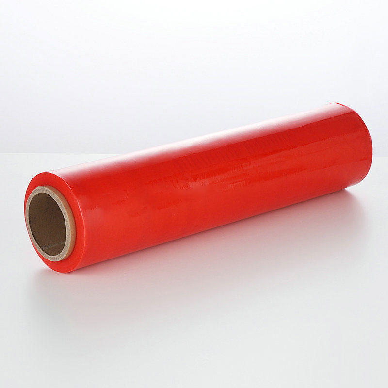 Película elástica para su envío y movimiento con película de envoltura elástica de película de color rojo de alta calidad y precio razonable