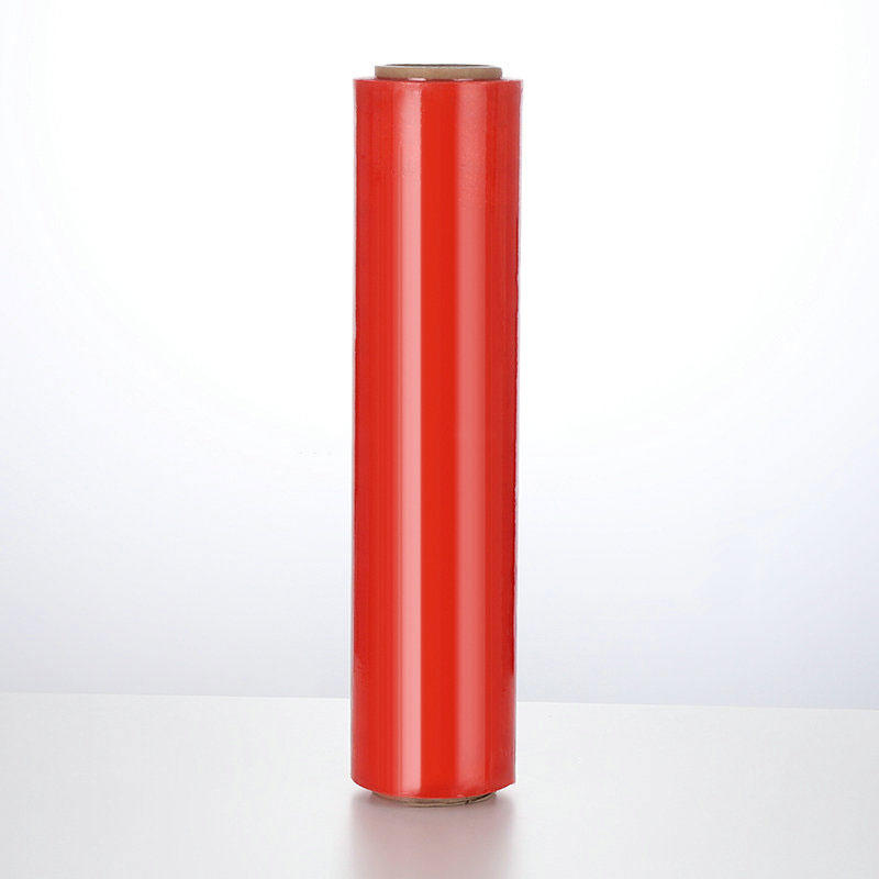 Película elástica para su envío y movimiento con película de envoltura elástica de película de color rojo de alta calidad y precio razonable