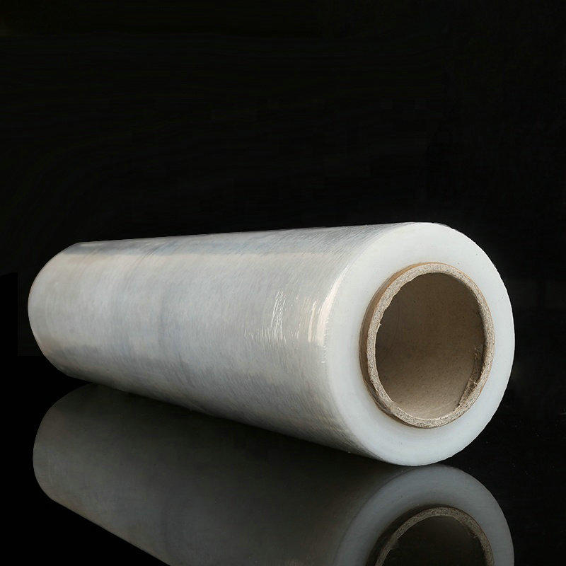 Película de estiramiento de película de China Precio del fabricante Película de embalaje de paleta Película de estiramiento fundido LLDPE
