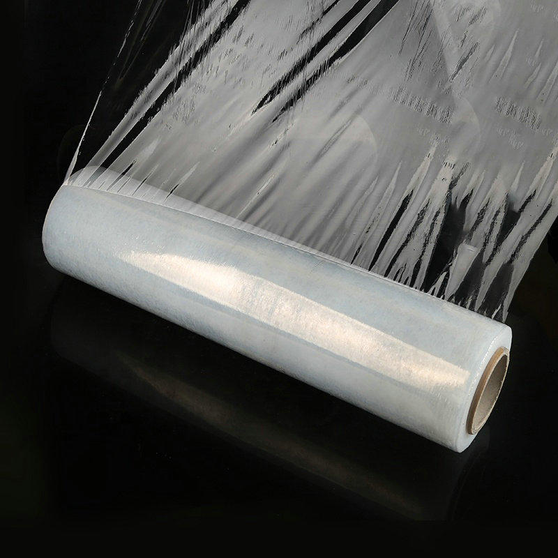 Película de estiramiento de película de China Precio del fabricante Película de embalaje de paleta Película de estiramiento fundido LLDPE