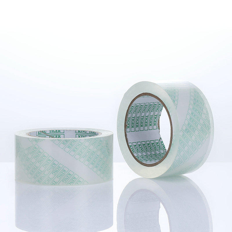Cinta de sellado de cartón transparente de BOPP, cinta adhesiva de embalaje, cinta de rollo transparente